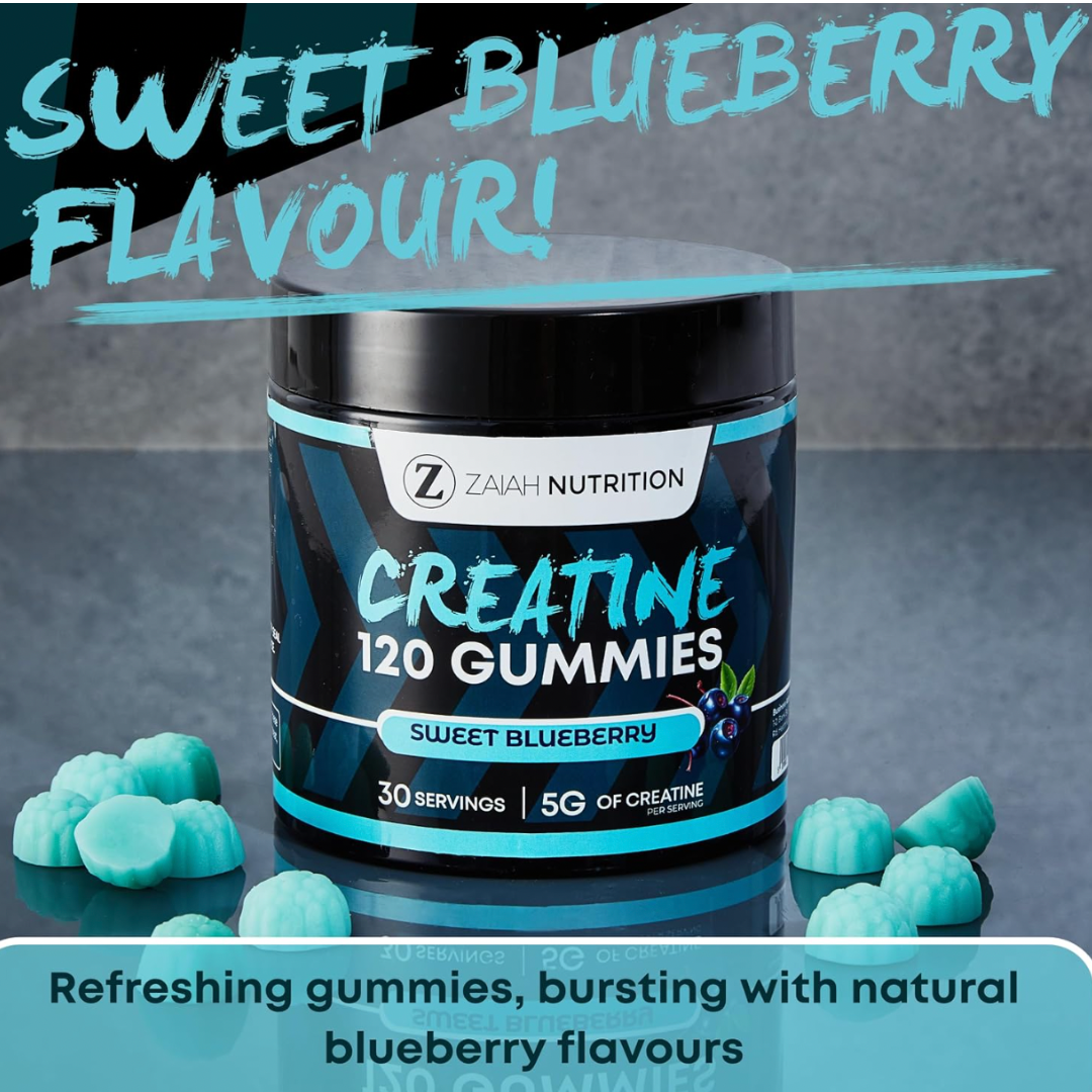 Creatine Gummies, Blueberry, 3rd Page