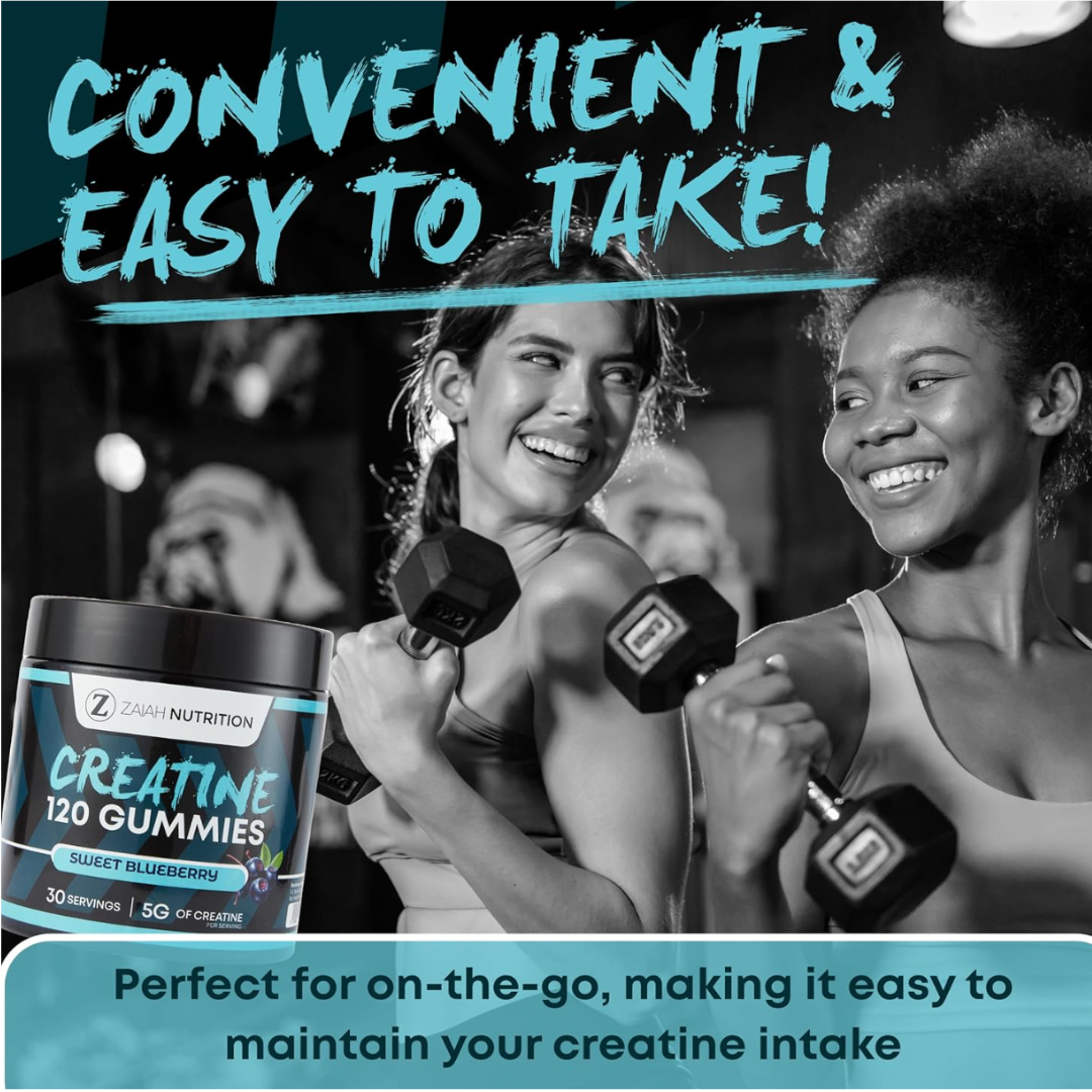 Creatine Gummies, Blueberry, 5th Page