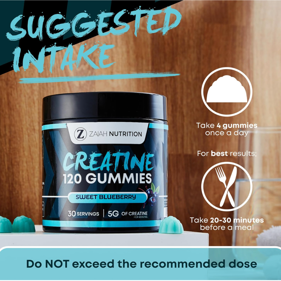 Creatine Gummies, Blueberry, 6th Page